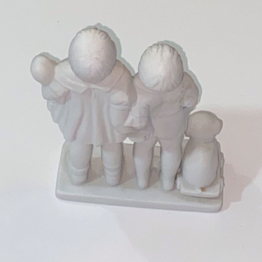 The Little Pals Lawn Memorial-Park Assn Glendale,Calif Bisque Porcelain Figures - Picture 11 of 14